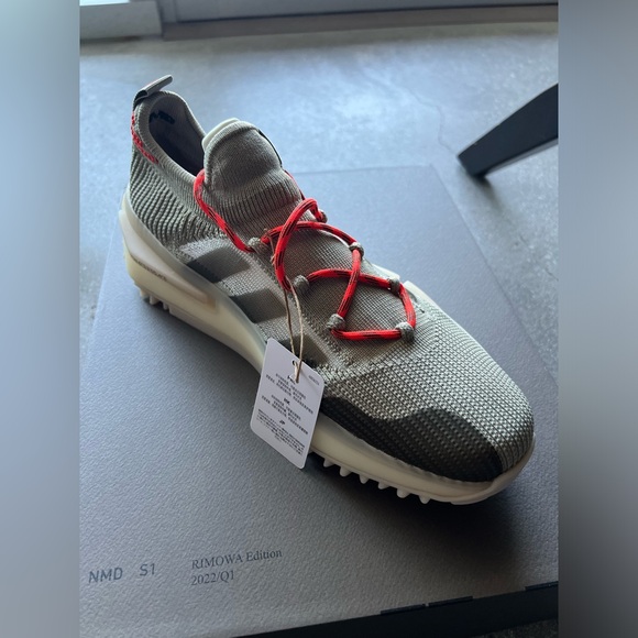 New in Box Rimowa x Adidas NMD_S1 Made in Germany 'Tech Beige 10.5 - Picture 15 of 15